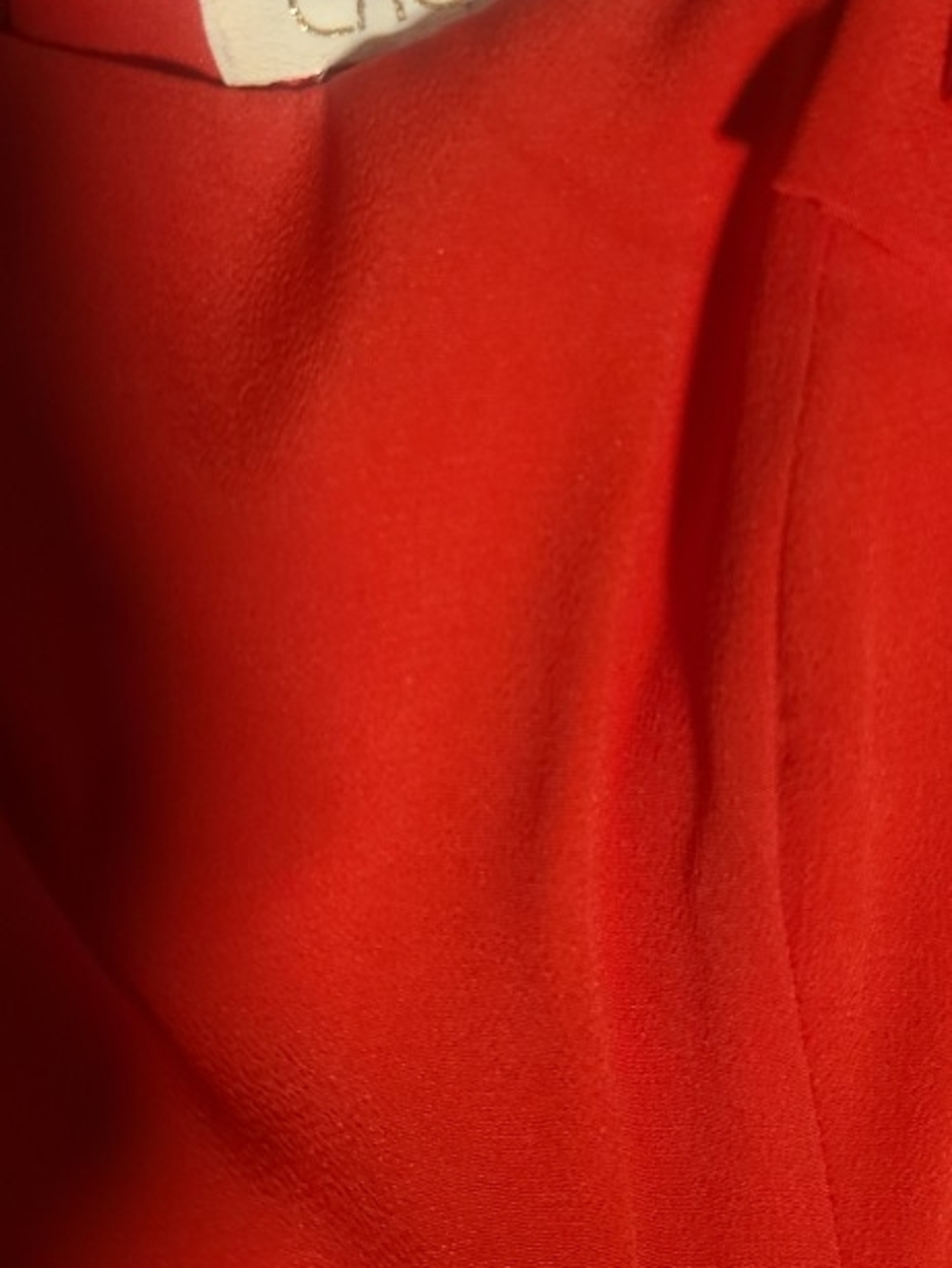 Cache Red Ruffle-Shoulder Tunic Dress - Picture 2 of 7